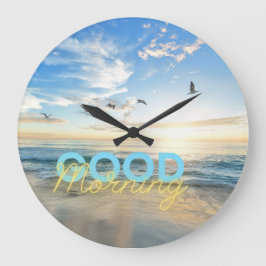 Relógio Grande Bom dia Céu Azul