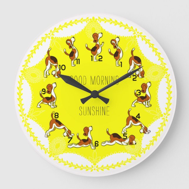 Relógio Grande Bom dia, sol (Frente)