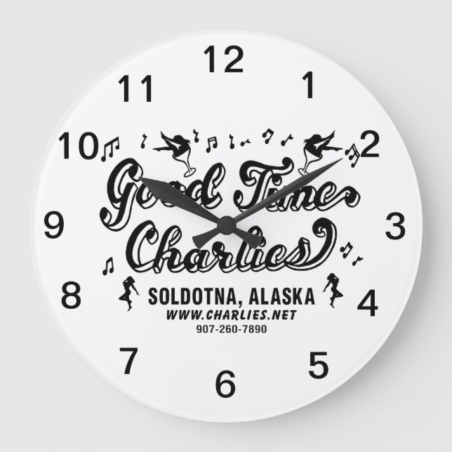Relógio Grande Bom Tempo Charlies Clock (Frente)