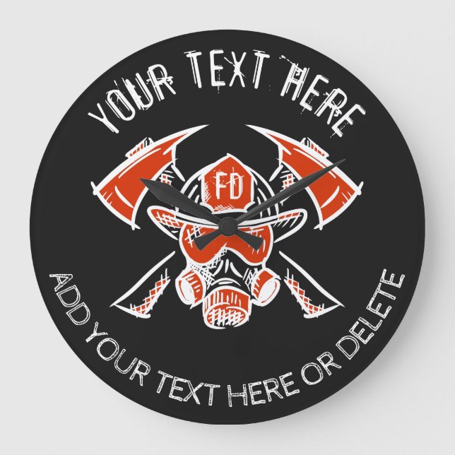 Relógio Grande Bombeiros. Bombeiros. Modelo do presente (Frente)