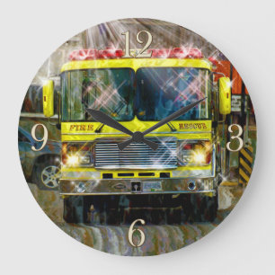 Relógio Grande Bombeiros de combate a incêndios e salvamento