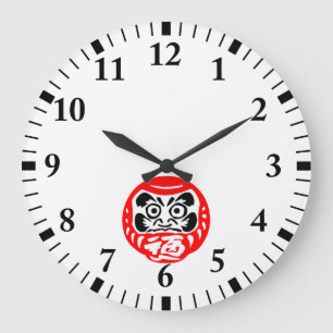Relógio Grande Boneca Daruma
