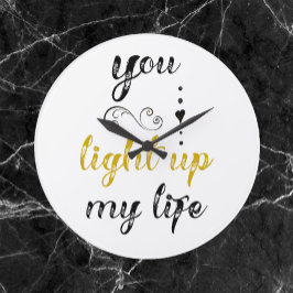 Relógio Grande Bonito Que Acenda Minha Vida