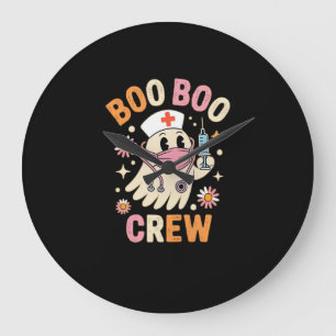 Relógio Grande Boo Boo Crew Halloween Enfermeira Fantasma Essenci