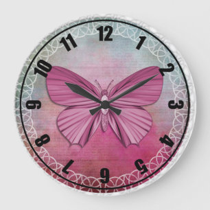 Relógio Grande Borboleta