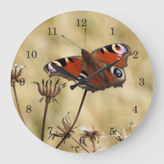 Relógio Grande Borboleta de Peacock