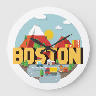 Relógio Grande Boston Como Destino