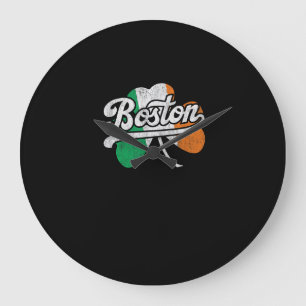 Relógio Grande Boston Irish T-Shirt