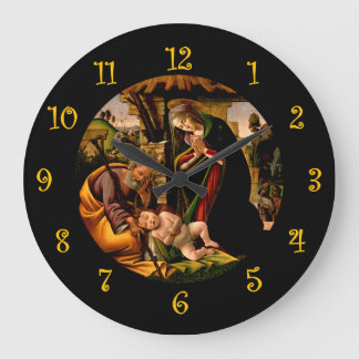Relógio Grande Botticelli ~ A Adoração da Criança Cristo ~