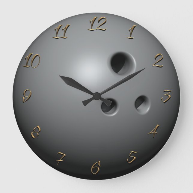 Relógio Grande Bowling ball large clock (Frente)