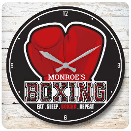 Relógio Grande Boxer Boxer Boxer Glove Prize Fighter