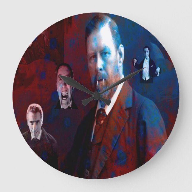 Relógio Grande Bram Stoker-Dracula (Frente)