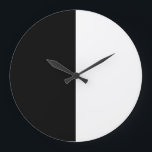 Relógio Grande Branco e preto moderno<br><div class="desc">Nossa design é a melhor escolha para você</div>