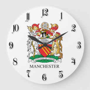 Relógio Grande Brasão de Manchester