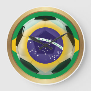 Relógio Grande Brasil / Brasil - Bola de Futebol