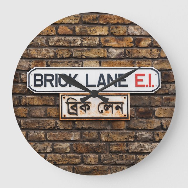 Relógio Grande Brick Lane Clock (Frente)