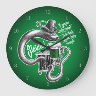 Relógio Grande Brinde Irlandês