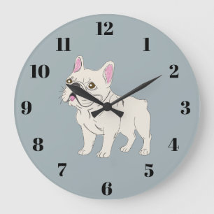 Relógio Grande Bulldog Francês