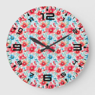 Relógio Grande Buquê charmoso Ranya Pattern-65292