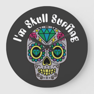 Relógio Grande Cabeçote grande Abstrato desordenado