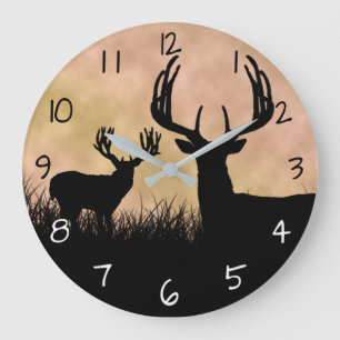 Relógio Grande Caça a Deer Buck