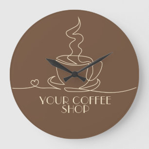 Relógio Grande Café