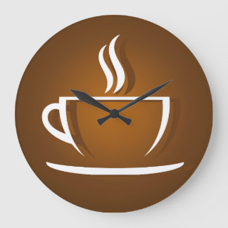 Relógio Grande Café castanho