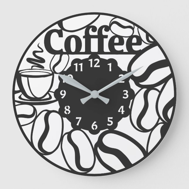 Relógio Grande Café De Bebida (Frente)