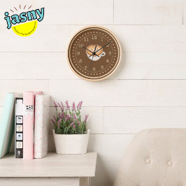 Relógio Grande Café Latte