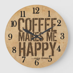 Relógio Grande Café me faz feliz a qualquer hora