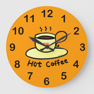 Relógio Grande café quente
