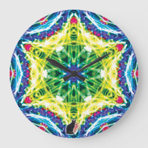 Relógio Grande Caleidoscópio dos joules