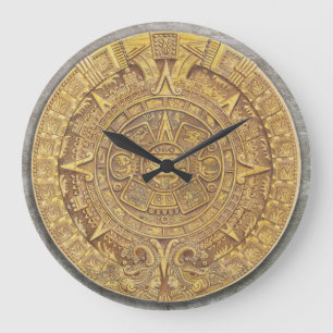Relógio Grande Calendário mexicano Mayan / Aztec