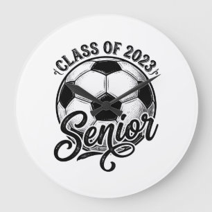 Relógio Grande Camisa de Futebol Americano da Turma de Formatura 