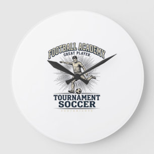 Relógio Grande Camisa de Jogador de Torneio da Academia de Futebo