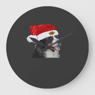Relógio Grande Camisa de Natal do Cão da Montanha de Berna Roupa 