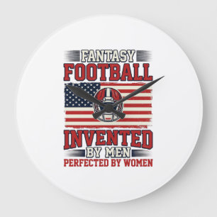 Relógio Grande Camisa Esportiva Vintage Futebol Feminino Fantasia