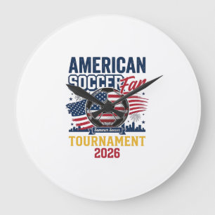 Relógio Grande Camisa Vintage Torcedor de Futebol Americano Torne