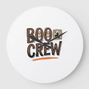Relógio Grande Camiseta com desenho de gravura de Halloween vinta