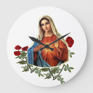 Relógio Grande Camisetas da Mãe Mary
