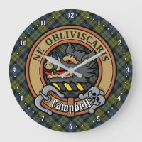 Campbell Crest sobre Tartan