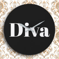Cantora de Ópera Diva Música Tema Preto Branco