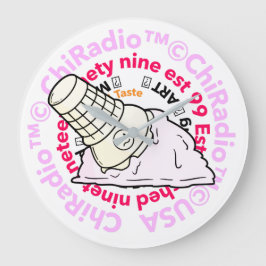 Relógio Grande Capa de sorvete CHIRadio LLC