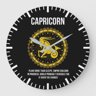 Relógio Grande Capricórnio - Horoscópio, Engraçado Sinal Zodiac H