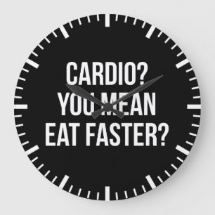 Relógio Grande Cardio? Quer Dizer Comer Mais Rápido? - Engraçado 