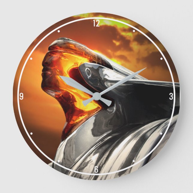 Relógio Grande Carro Clássico do Chefe Pontiac (Frente)