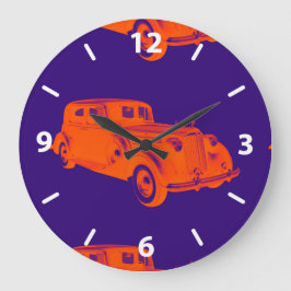 Relógio Grande Carro de Luxo Packard Pop Art