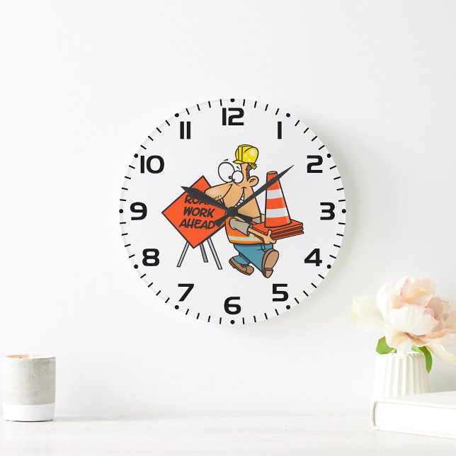 Relógio Grande Cartaz do Trabalhador Funcional (Criador carregado)