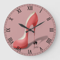Cartoon Giant Red Stiletto - Pole Dancing Stripper