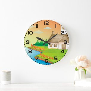 Relógio Grande Casa de campo perto do lago